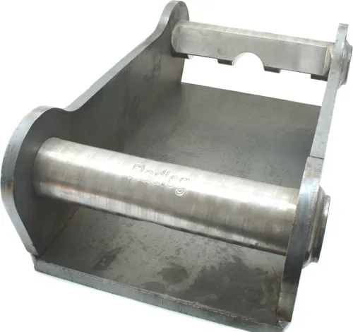 Adapterrahmen MS03 Radlog passend zu Lehnhoff Symlock Schnellwechselsystem - [ mit aufgeschweißter Grundplatte  ]