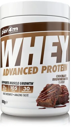 Per4m Whey Advanced Protein, 900 g Dose, Chocolate Brownie Batter