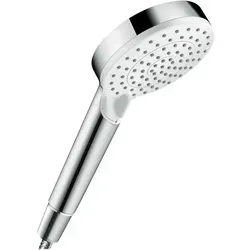 hansgrohe Crometta Vario Handbrause 26336400 - Handbrausen mit 100 mm Brausekopf, vielseitige Strahlarten wie Rain und IntenseRain, ideal für ein erfrischendes Duscherlebnis und umweltfreundlich mit nur 6 l/min.