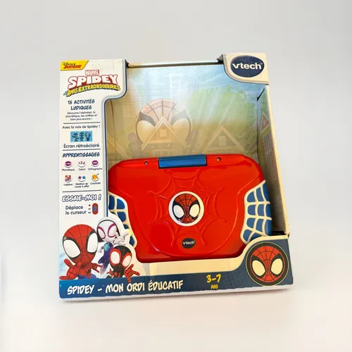VTech - Disney Junior Spidey Kinder Lerncomputer Mon Ordi Educatif Französisch