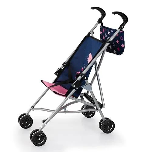 Bayer Puppenwagen mit blauer Tasche