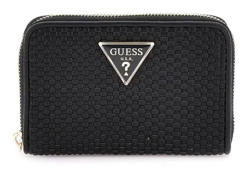 GUESS Phaedra Geldbeutel für Damen - Schwarz - Elegante Geldbörse für Damen, ideal für den täglichen Gebrauch und bietet viel Stauraum für Karten und Bargeld.