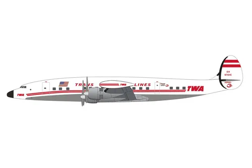 Herpa 614467 L-1049G TWA SuperConstellation
