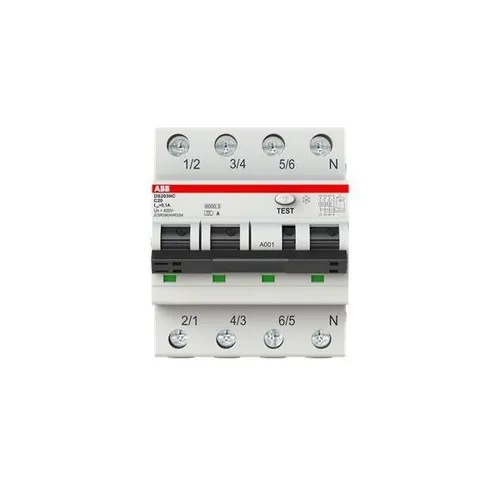 Produktbild ABB FI/LS-Schalter DS203NC C20 A S100 – Leitungsschutzschalter