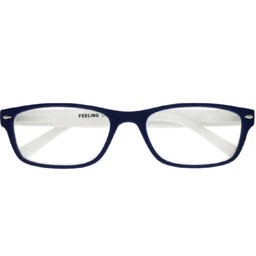 Lesebrille Feeling Blau-Weiß (+ 1,0 dpt)