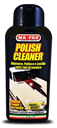 Mafra, Polish Clever, Autopolitur, Regeneriert, Desoxidiert, Poliert Karosserie und Chrom, Entfernt Lichthöfe, Kratzer, Wachsreste, Spiegelglanz ohne Lichthöfe, Manuelle Anwendung, 250 g Größe