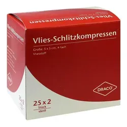 Produktbild Schlitzkompressen Vlies 5x5cm 4fach steril