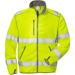 Fristads High Vis Softshell-Jacke Kl. 3 4840 SSL - Warnschutz-Gelb - 3XL - Arbeits- & Schutzkleidung mit elastischem Softshell-Material für optimale Bewegungsfreiheit und Sichtbarkeit. Ideal für den Einsatz bei schlechten Lichtverhältnissen.
