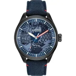 Citizen AW2037-04W Herren Uhr – Elegantes Design in Blau - Armbanduhren für Herren, Ø 43 mm, wasserfest und perfekt für jeden Anlass.