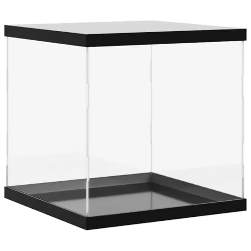 vidaXL Vitrine für Sammlerstücke - Glasvitrine aus robustem Acryl, perfekt zum Schutz und zur Präsentation von Sammlerstücken, Spielzeug und Figuren. Staubgeschützt und einfach zusammenzubauen!