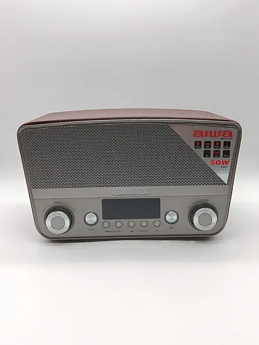 Aiwa BSTU-750BR Tischradio UKW AUX, Bluetooth, USB Rot