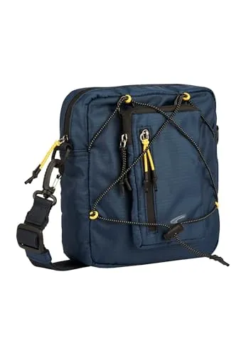 camel active Umhängetasche Shores Cross Bag – Blau mit reflektierenden Elementen - Praktische Umhängetasche für Freizeitaktivitäten. Mit 5 Litern Volumen und reflektierenden Elementen für erhöhte Sichtbarkeit. Ideal für den täglichen Einsatz und sichere Aufbewahrung.