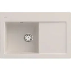 Villeroy & Boch Einbauspüle Subway 45 677201KR - Hochwertige Keramikspüle mit schmutzabweisender Oberfläche, hitzebeständig und ideal für moderne Küchen – für eine kinderleichte Reinigung und maximale Funktionalität.