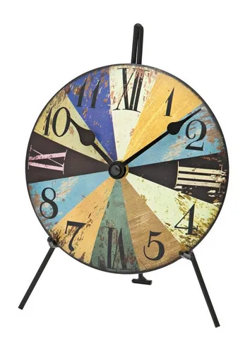 AMS Tischuhr T1164 - Stilvolle Akzentuierung für Ihr Zuhause - Tischuhr für Wohnzimmer und Esszimmer, die mit ihrem einzigartigen Design besondere Akzente in Ihrem Wohnbereich setzt.