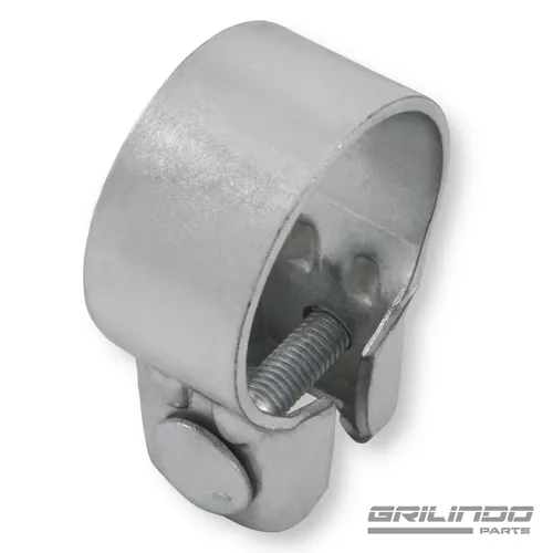 Stk. Breitbandschelle 45mm Auspuff Schelle Klemme Abgasanlage Krümmer Verzinkt 2