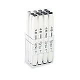 Produktbild Touch Twin Brush Marker 12er Set Blue/Green Grey - Layoutmarker