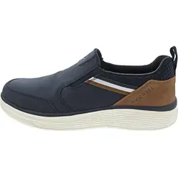 Bugatti Astra 321ASE6250004100 - Sportliche Slipper in Dunkelblau - Businessschuhe mit herausnehmbarem Wechselfußbett und rutschhemmender Laufsohle für hohen Tragekomfort im Alltag.