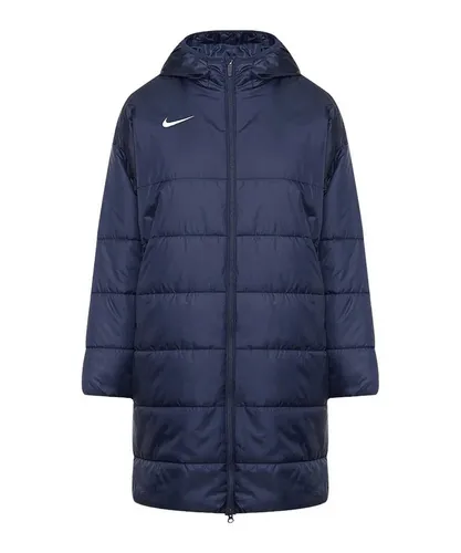 Nike Academy Damen-Sportjacke mit Kapuze - Die Nike Academy Damen-Sportjacke in Schwarz bietet hohen Tragekomfort und Schutz dank atmungsaktivem Material und Kapuze. Ideal für jede Trainingseinheit mit praktischen Zip-Taschen für Stauraum.