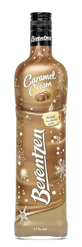Berentzen Caramel Cream 0,7L - Likör mit vollmundigem Karamell- und Cremegeschmack, perfekt zum Genießen pur, auf Eis oder im Milchkaffee.