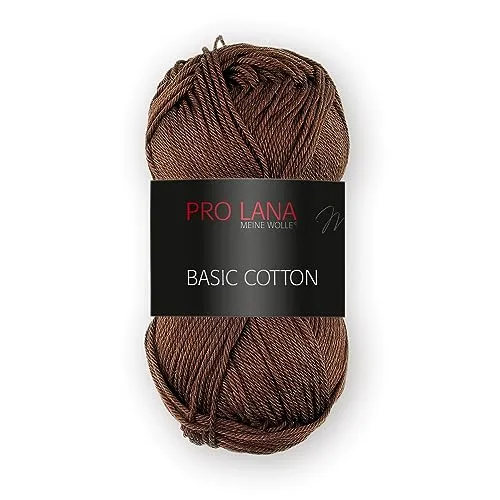 Pro Lana Basic Cotton 50g - Farbwahl (10 - schoko)