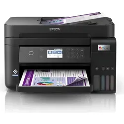 Epson EcoTank L6270 3-in-1 Multifunktionsdrucker - Drucker mit Duplexdruck und automatischem Dokumenteneinzug, inklusive bis zu 3 Jahre Tinte für extrem kosteneffizientes Drucken – ideal für Büro und Homeoffice.