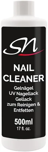SN Nageldesign Nail Cleaner 500ml Nagel Entfetter für Gelnägel UV Nagellack Shellac Schwitzschicht Entferner Cleanser Nägel