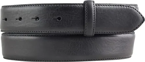 BELTINGER Wechselgürtel aus Vollrindleder 3,5 cm | Robuster Druckknopf-Gürtel für Damen und Herren | Stilvoller Jeans-Gürtel Schwarz 95cm - Hochwertiger 35mm Druckknopf-Gürtel aus Vollrindleder, gefertigt in Italien. Mit feiner Struktur, geschliffenen Kanten und individueller Anpassungsmöglichkeit für optimalen Tragekomfort.