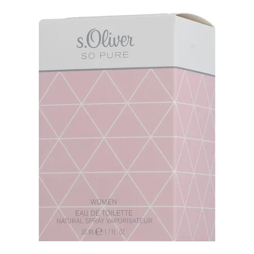 s.Oliver So Pure Women Eau de Toilette Spray 50 ml - Elegantes Eau de Toilette für Frauen, das Frische und Weiblichkeit vereint. Ideal für den täglichen Gebrauch und einen unvergesslichen Eindruck.