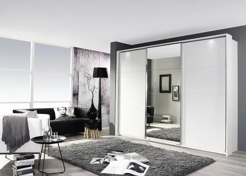 Schwebetürenschrank mit Spiegel