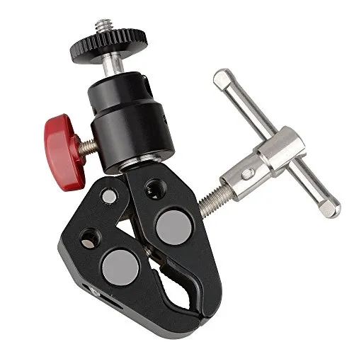 CAMVATE Super Clamp Articulated Mini Ball Kopf mit 1/4