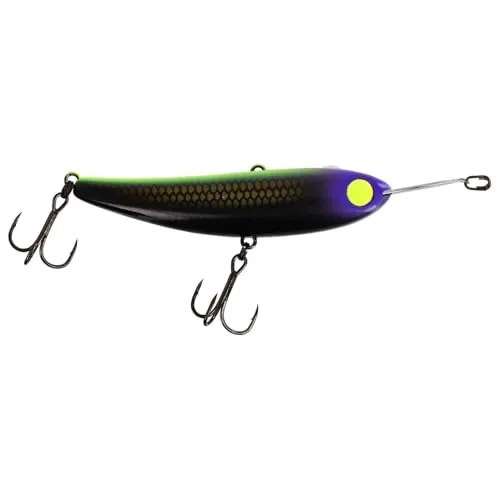 Illex Poisson Nageur Riser Bait 008 - 8cm - 22g - Night Shade - Hochwertiger Kunstköder für gezielte Fischerei auf Rapfen, Hecht und Barsch. Mit realistischem Schwimmverhalten und idealer Hakengröße für den erfolgreichen Einsatz.