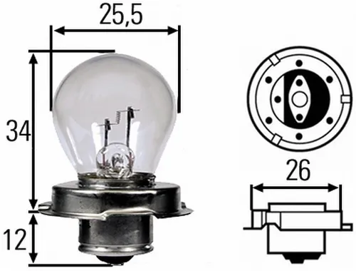 Hella Glühlampe, Hauptscheinwerfer STANDARD 8GA 008 899-061