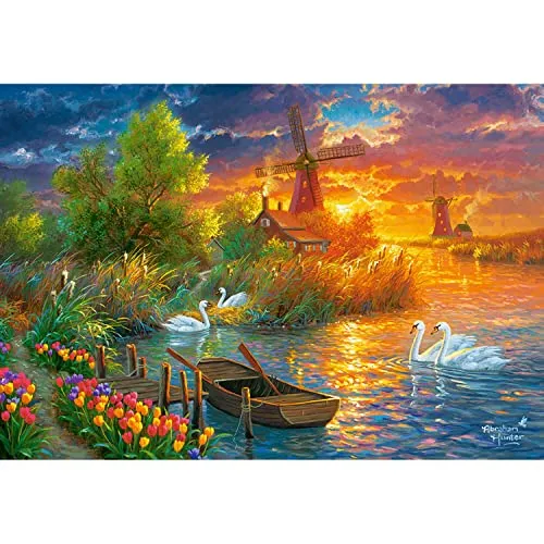 Puzzle mit 1000 Teilen: Idylle Hollandaise