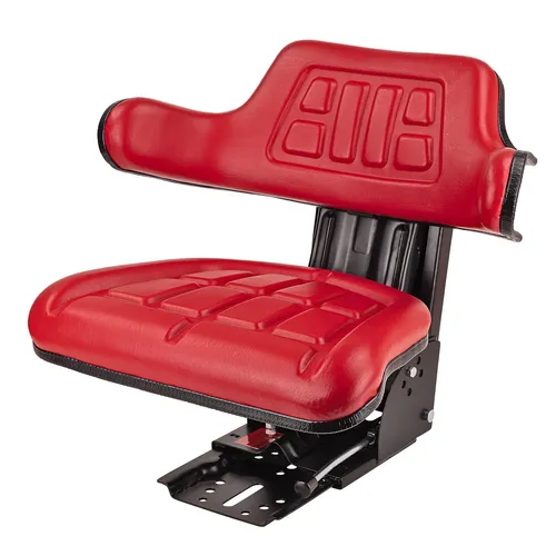 Dema Traktorsitz Schleppersitz STAR 10 rot mit Armlehne