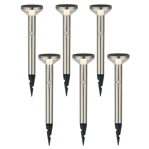Solarleuchte LED Sensor 6er Set IP44