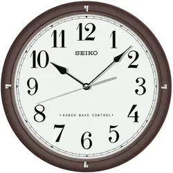 Wanduhren Braun von Seiko