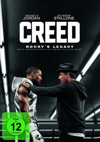 CREED - ROCKY´S LEGACY DVD mit Sylvester Stallone - DVD Filmklassiker mit Sylvester Stallone, spannende 128 Minuten voller Abenteuer und Drama, ideal für Filmfans und Sammler.