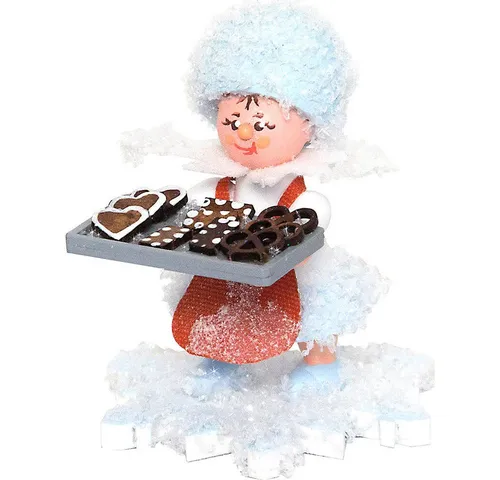 Kuhnert Dekofigur Schneeflöckchen Lebkuchenbäcker (5cm)