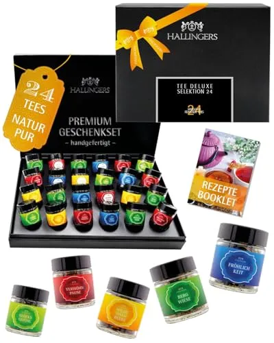 Hallingers Genuss Manufaktur Tee Geschenkset von Hallingers Genuss Manufaktur