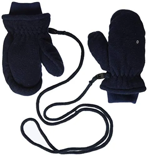 Barts Jungen Fleece Mitts Kids Fäustlinge, Blau (NAVY 0003), 70 (Herstellergröße: 2)