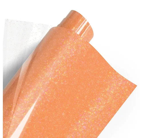 POLI-TAPE POLI-CUT Plotterfolie POLI-FLEX IRON-ON PEARL GLITTER, 30,5 cm x 61 cm, Textiltransferfolie mit Glittereffekt
