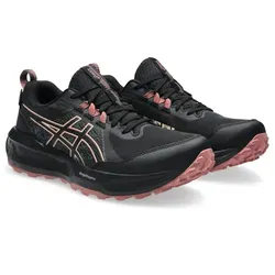 ASICS Gel-Sonoma 8 GTX Trailschuh Damen – Schwarz/Apricot, Größe 40 - Wasserdichter Trailschuh für unwegsames Gelände. Mit GORE-TEX®-Membran für trockene Füße und reaktionsfreudiger Dämpfung durch AMPLIFOAMTM. Ideal für Abenteuer auf jedem Terrain.