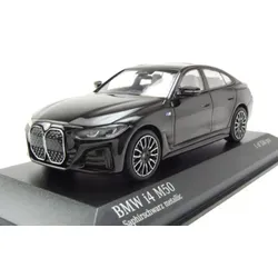 Minichamps BMW I4 M50 - 2023 - BLACK METALLIC 410024002 - Detailgetreues 1:43 Modell des BMW I4 M50 in eleganter schwarzer Metallic-Lackierung, ideal für Sammler und Modellbau-Enthusiasten.