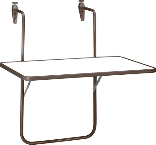 Balkonhängetisch Boy – 60x40 cm, braun von Best