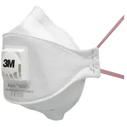 AuraTM 9332+ 9332+ Feinstaubmaske Mit Ventil Ffp3 D 10 St. En 149:2001, En 149:2009 Din 149:2001, - 3m