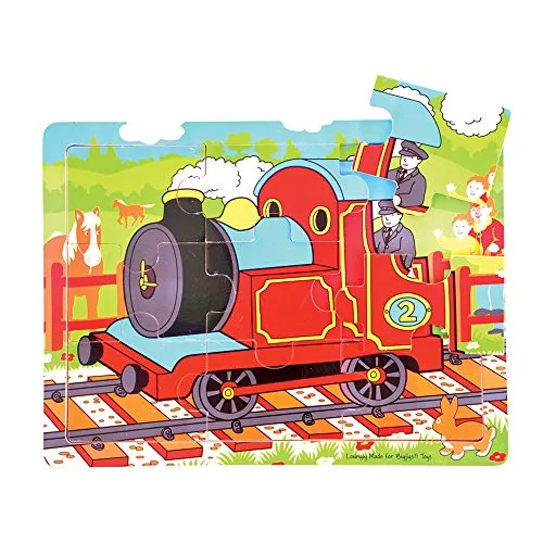 Bigjigs Toys Rahmenpuzzle - Eisenbahn