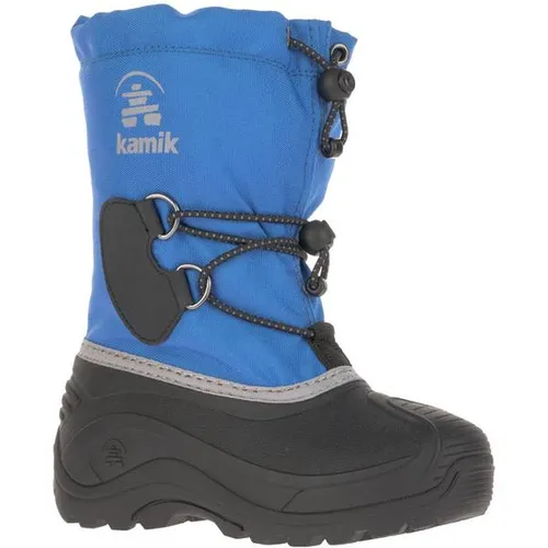 Kamik Jungen Unisex Kinder Southpole4 Schneestiefel - Wasserdicht und nachhaltig - Wanderschuhe mit nahtversiegeltem, wasserdichtem Nylon-Obermaterial und herausnehmbarem Innenschuh aus 97% recycelten Materialien. Ideal für kalte, nasse Tage!