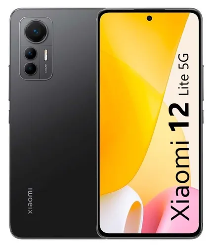 Xiaomi 12 Lite 5G Smartphone 8GB RAM - Schwarz - Handys & Smartphones mit 108MP Kamera, Dolby Vision und blitzschnellem 5G für atemberaubende Fotos und ein beeindruckendes Multimedia-Erlebnis!