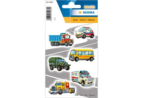HERMA Sticker Herma Sticker MAGIC Funny Cars 1 Bl