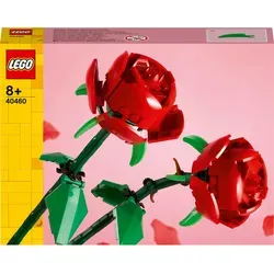 Lego Rosen - Kunstblumen Set, baubare Deko für Kinderzimmer und Schreibtisch, ideal als Geschenk zum Valentinstag oder Muttertag